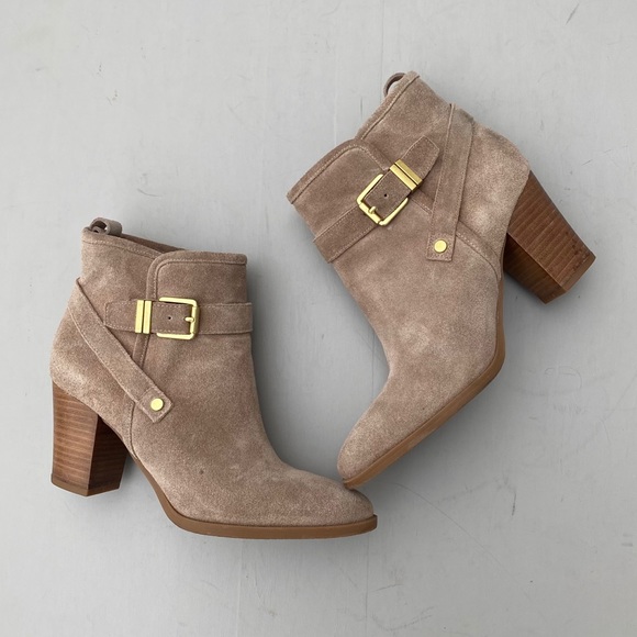 Franco Sarto Suede Ankle Boots - Picture 3 of 7